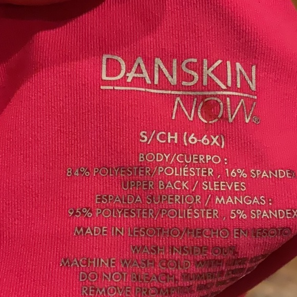 Danskin leotard, gently used, long sleeve, 6/6x - Picture 3 of 3